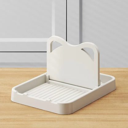 Soporte Elegante para Utensilios de Cocina con Orejas de Gato