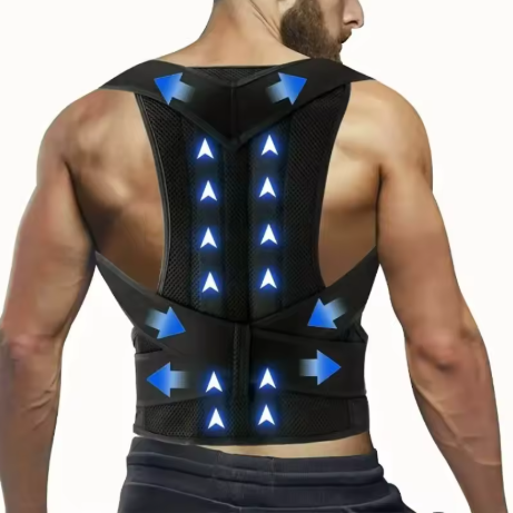 [Compre 1 y llévese 2] Corrector De Postura Ajustable Enderezador De Espalda