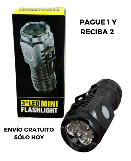 LuminexPro™ - ¡Linterna MILITAR INDESTRUCTIBLE! Compre 1 lleve 2 !