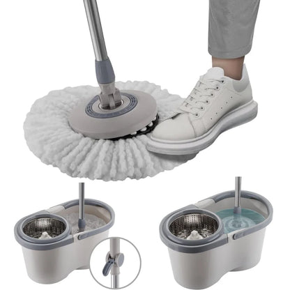 Mopa Giratoria 360 con Balde Escurridor Automático