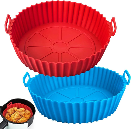 Cesta de Silicona Premium para Airfryer - Cocina Saludable y Sin Esfuerzo