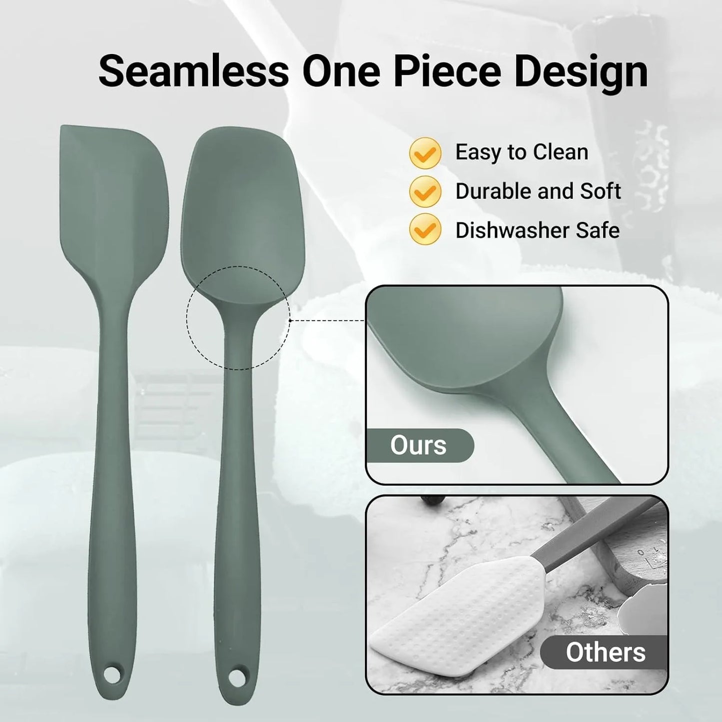 Set de Espátulas de Silicona Premium para Cocina