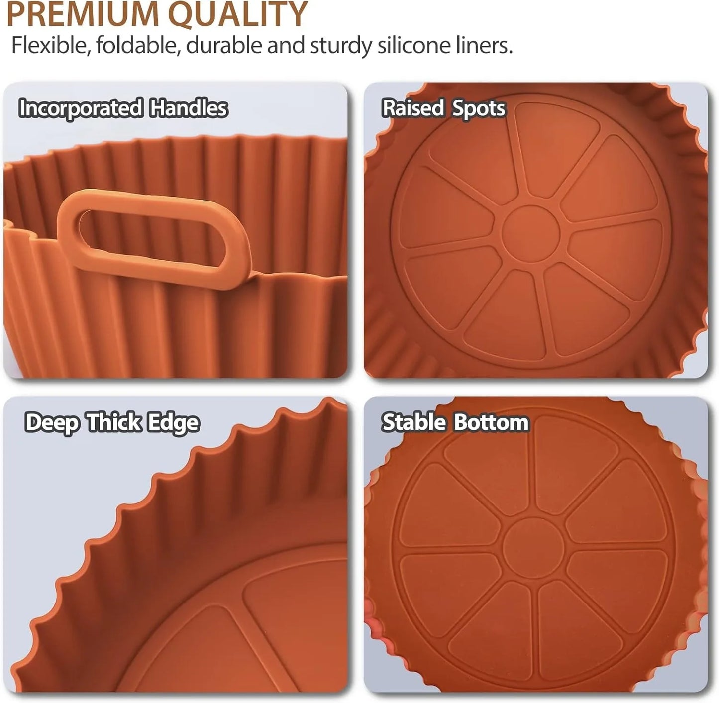 Cesta de Silicona Premium para Airfryer - Cocina Saludable y Sin Esfuerzo