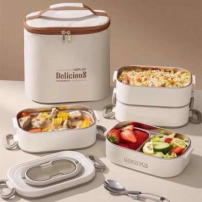 Fiambrera Térmica Premium 1500ml con Bolsa Aislante