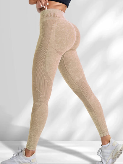 Leggings de Yoga Sin Costuras de Cintura Alta