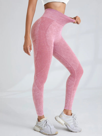 Leggings de Yoga Sin Costuras de Cintura Alta