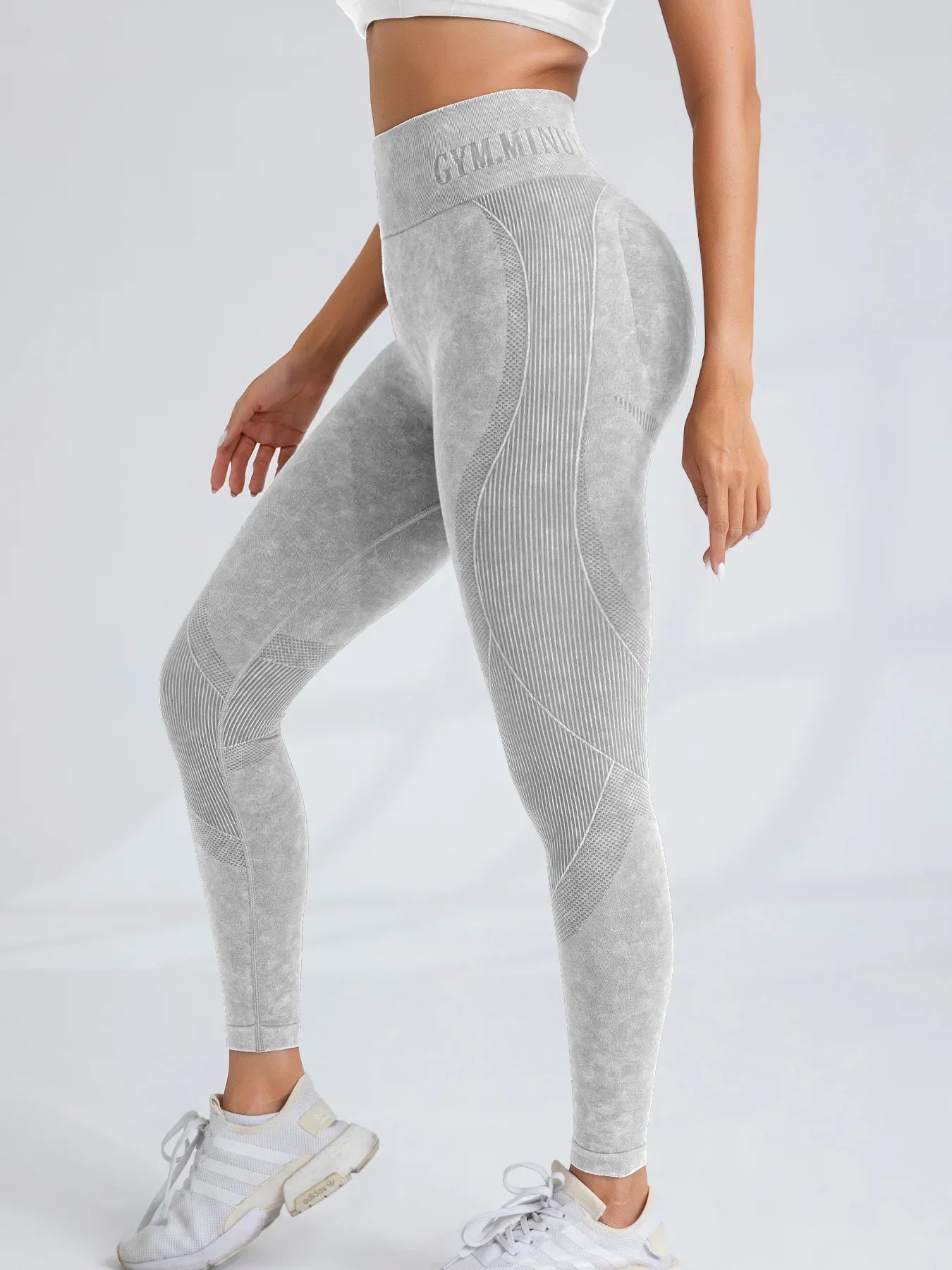 Leggings de Yoga Sin Costuras de Cintura Alta