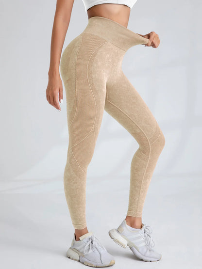 Leggings de Yoga Sin Costuras de Cintura Alta