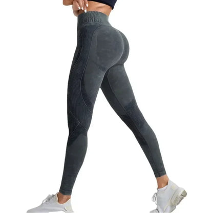 Leggings de Yoga Sin Costuras de Cintura Alta