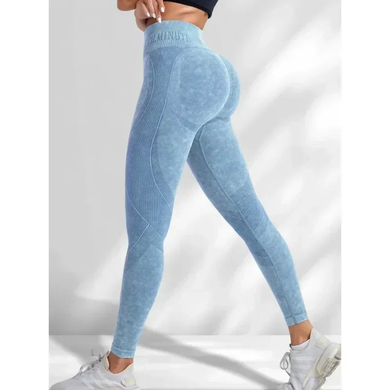 Leggings de Yoga Sin Costuras de Cintura Alta