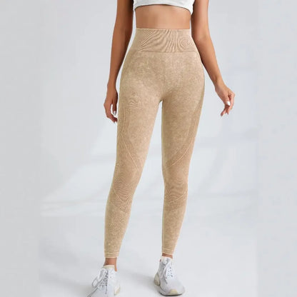 Leggings de Yoga Sin Costuras de Cintura Alta