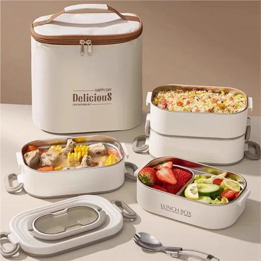 Fiambrera Térmica Premium 1500ml con Bolsa Aislante