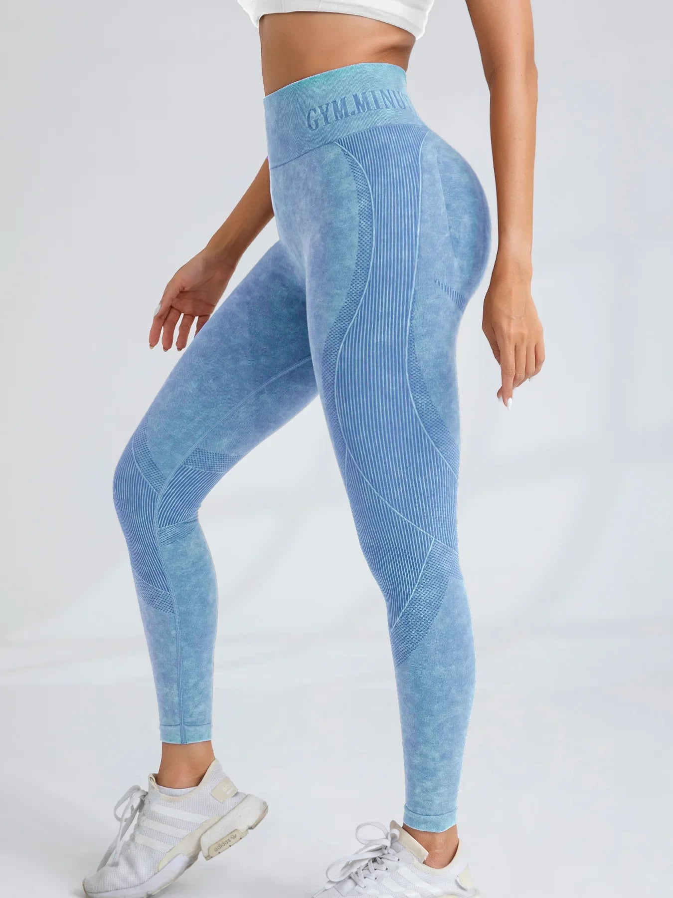 Leggings de Yoga Sin Costuras de Cintura Alta