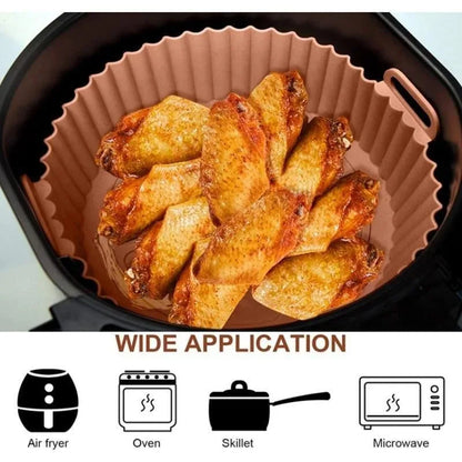 Cesta de Silicona Premium para Airfryer - Cocina Saludable y Sin Esfuerzo