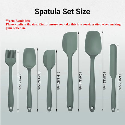 Set de Espátulas de Silicona Premium para Cocina