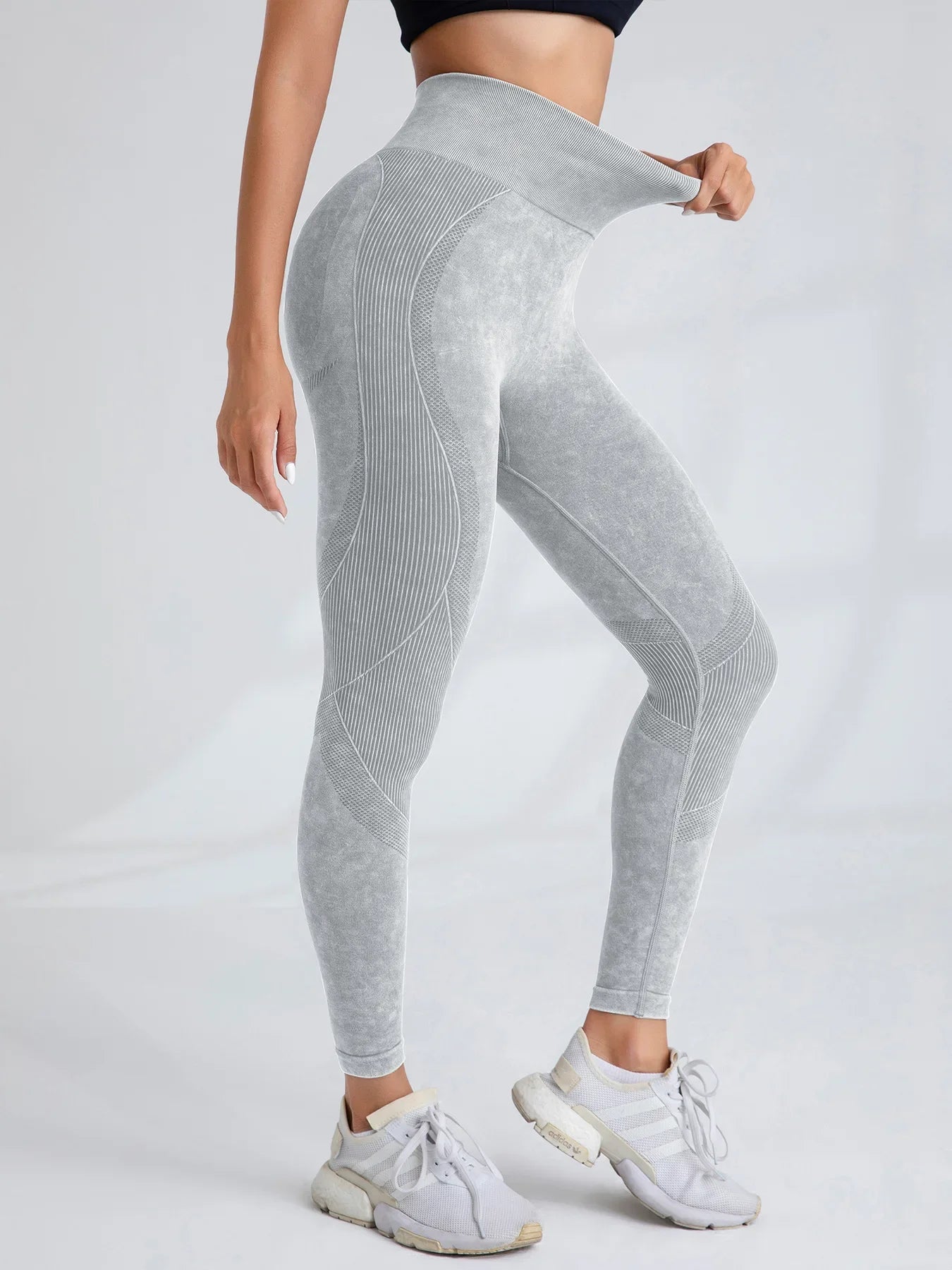 Leggings de Yoga Sin Costuras de Cintura Alta