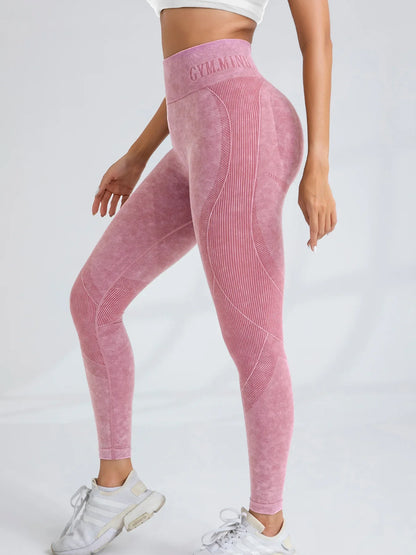 Leggings de Yoga Sin Costuras de Cintura Alta