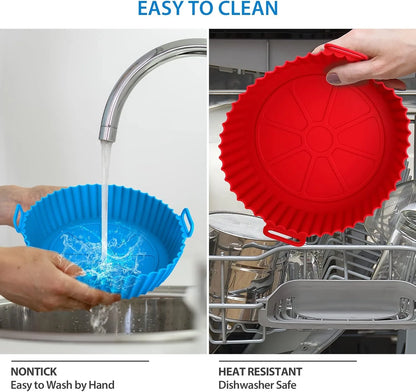 Cesta de Silicona Premium para Airfryer - Cocina Saludable y Sin Esfuerzo