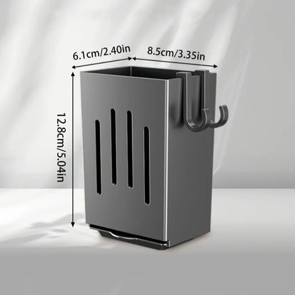 Soporte Elegante para Utensilios de Cocina sin Perforación