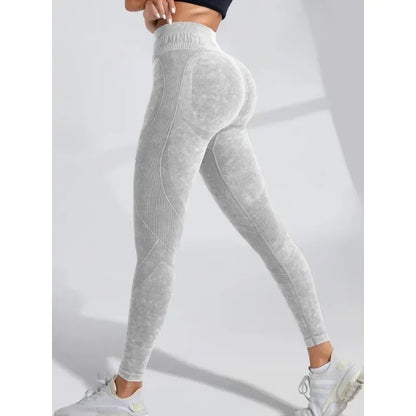 Leggings de Yoga Sin Costuras de Cintura Alta