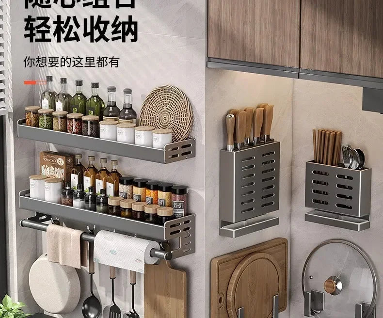 Estante de Cocina Multifuncional con Dispensador