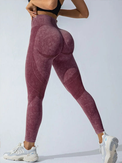 Leggings de Yoga Sin Costuras de Cintura Alta