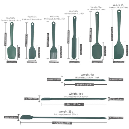 Set de Espátulas de Silicona Premium para Cocina
