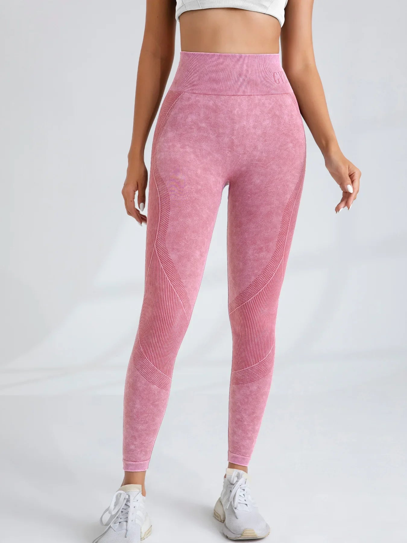 Leggings de Yoga Sin Costuras de Cintura Alta