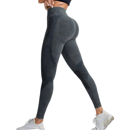 Leggings de Yoga Sin Costuras de Cintura Alta